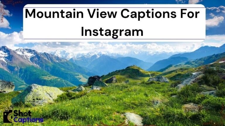 255+ Mountain View Captions For Instagram 2025