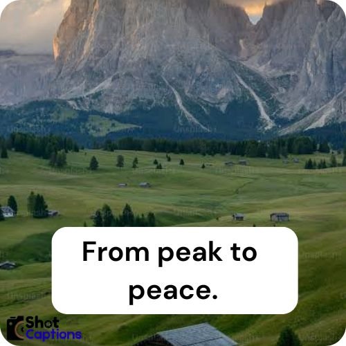 Mountain View Captions For Instagram