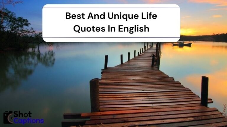 290+ Best And Unique Life Quotes In English